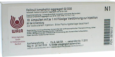 FOLLICULI LYMPHATICI aggregati GL D 30 Ampullen