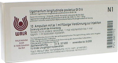 LIGAMENTUM LONGITUDINALE posterius GL D 6 Ampullen