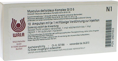 MUSCULUS DELTOIDEUS Komplex GL D 5 Ampullen
