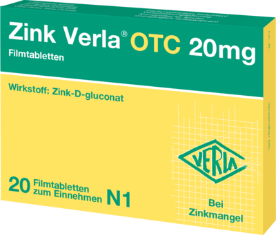 ZINK VERLA OTC 20 mg Filmtabletten