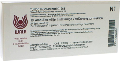 TUNICA mucosa nasi GL D 5 Ampullen