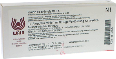 HIRUDO EX animale GL D 5 Ampullen