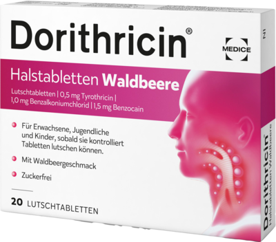 DORITHRICIN-Halstabletten-Waldbeere