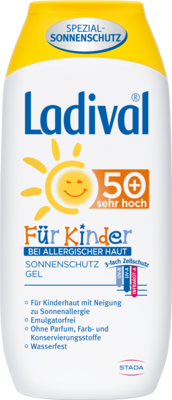 LADIVAL Kinder Sonnengel allergische Haut LSF 50+